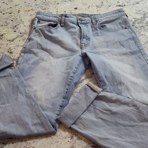 Men's American eagle 360 extreme flex rolled up skinny jeans size 32x34